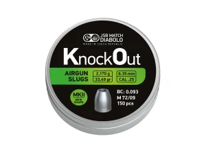 JSB Slug KnockOut .25 MK II 6,35mm 150ks 2.17g